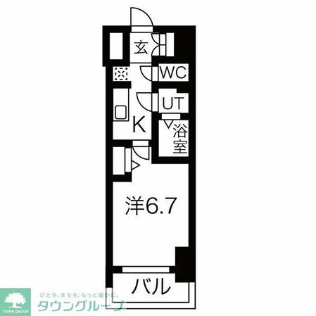 メイクス鶴舞IIの物件間取画像